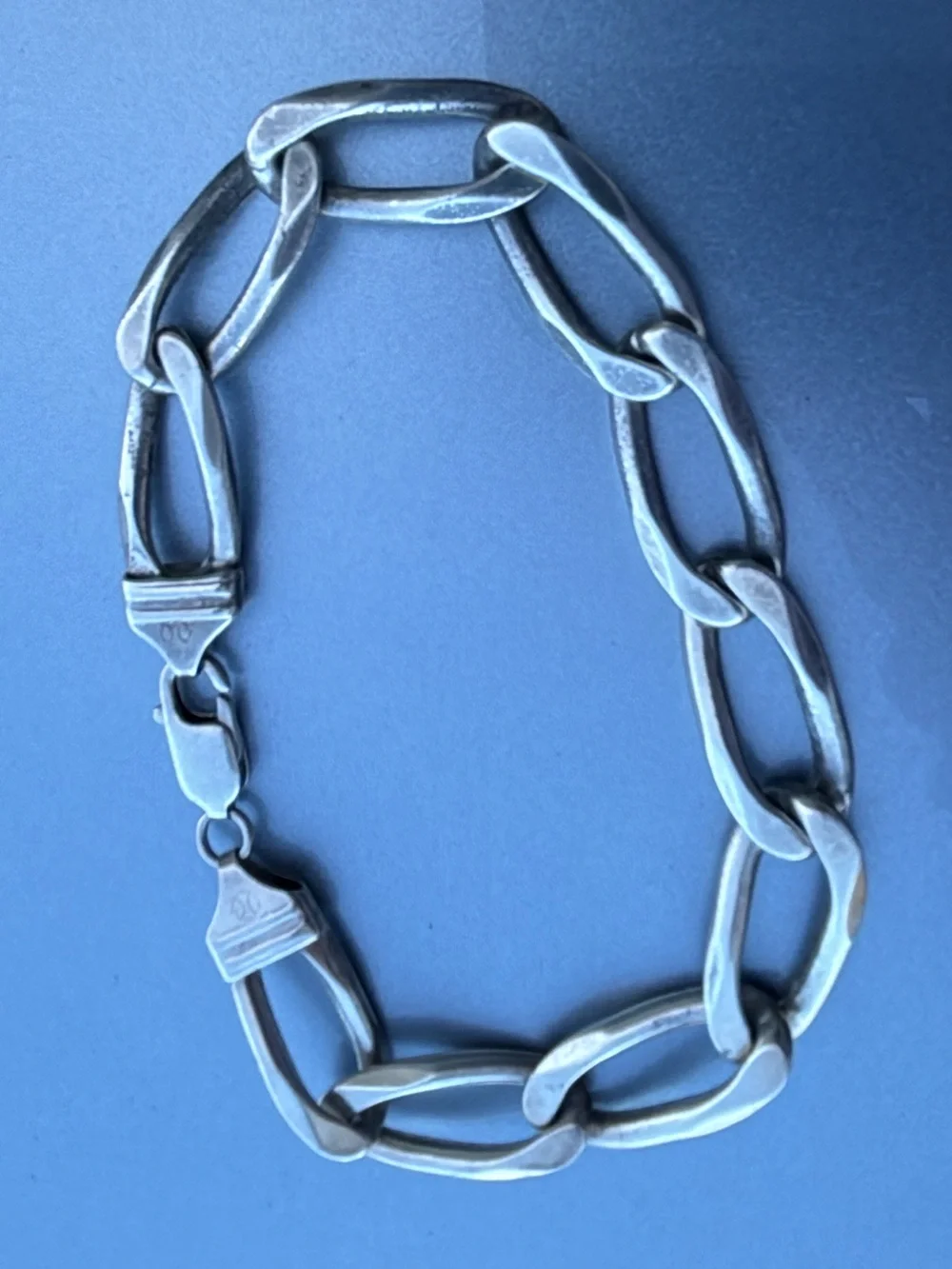 Large Link Sterling Silver BRACELET